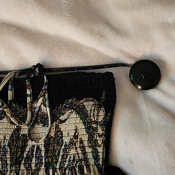 Strapless summer dress mini y2k 90s retro vintage - Picture 3 of 8